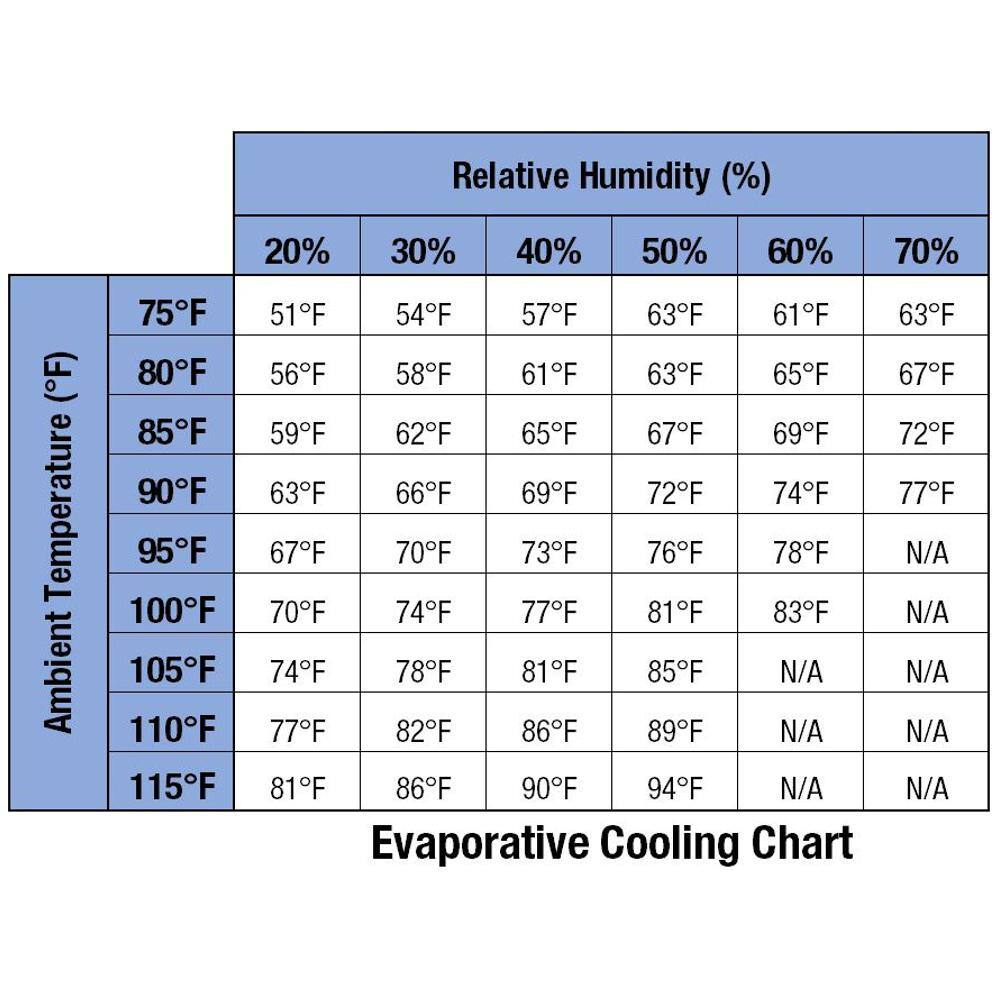 Hessaire Reconditioned 5300 CFM 3-Speed Portable Evaporative Cooler (Swamp Cooler) for 1600 sq. ft. MC61V-RFB