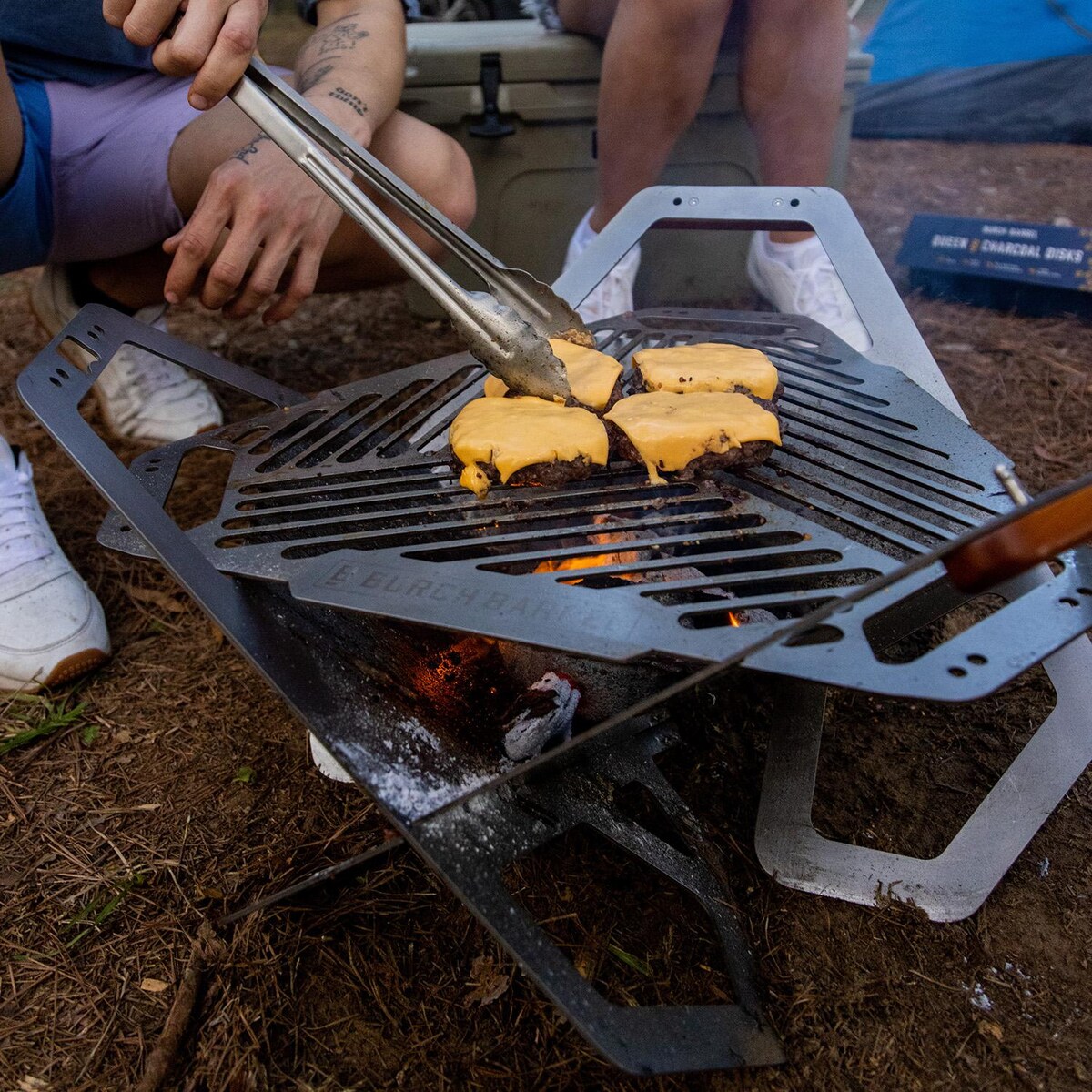 Burch Barrel Flat Packer Fire Pit Grill