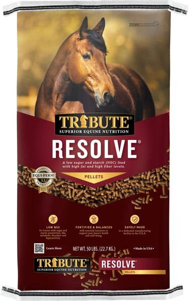 Tribute Equine Nutrition Resolve High Fat Horse Feed