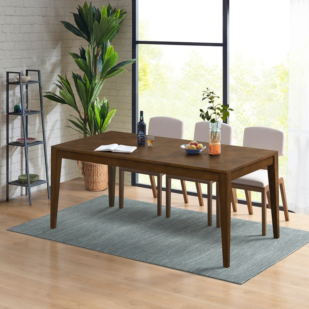 INK+IVY Cove Pecan Rectangle Extension Dining Table