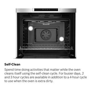 Bosch 800 Series 30 in Built-In Electric Convection Double Wall Oven in Stainless Steel w True Convection Cooking Self-Clean HBL8651UC