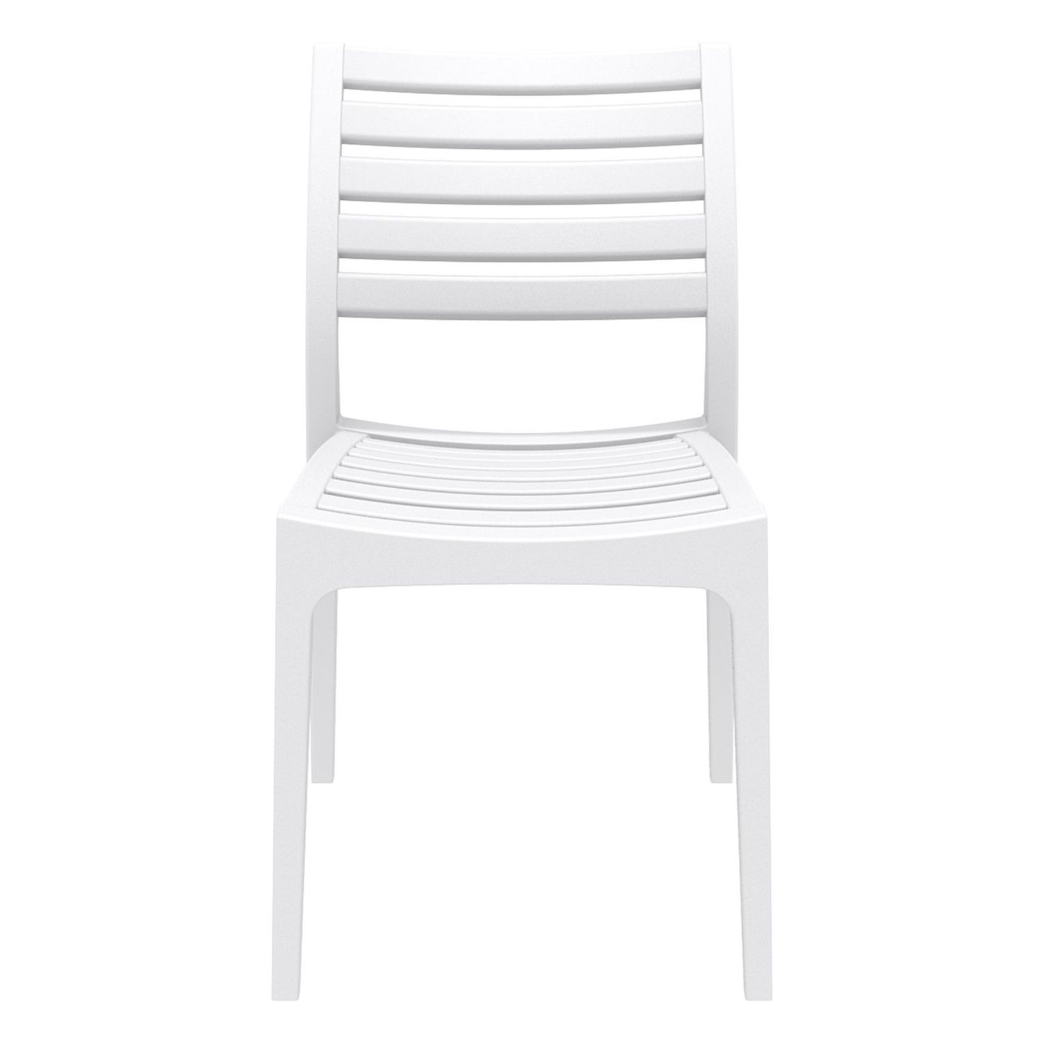 33 White Stackable Outdoor Patio Dining Chair