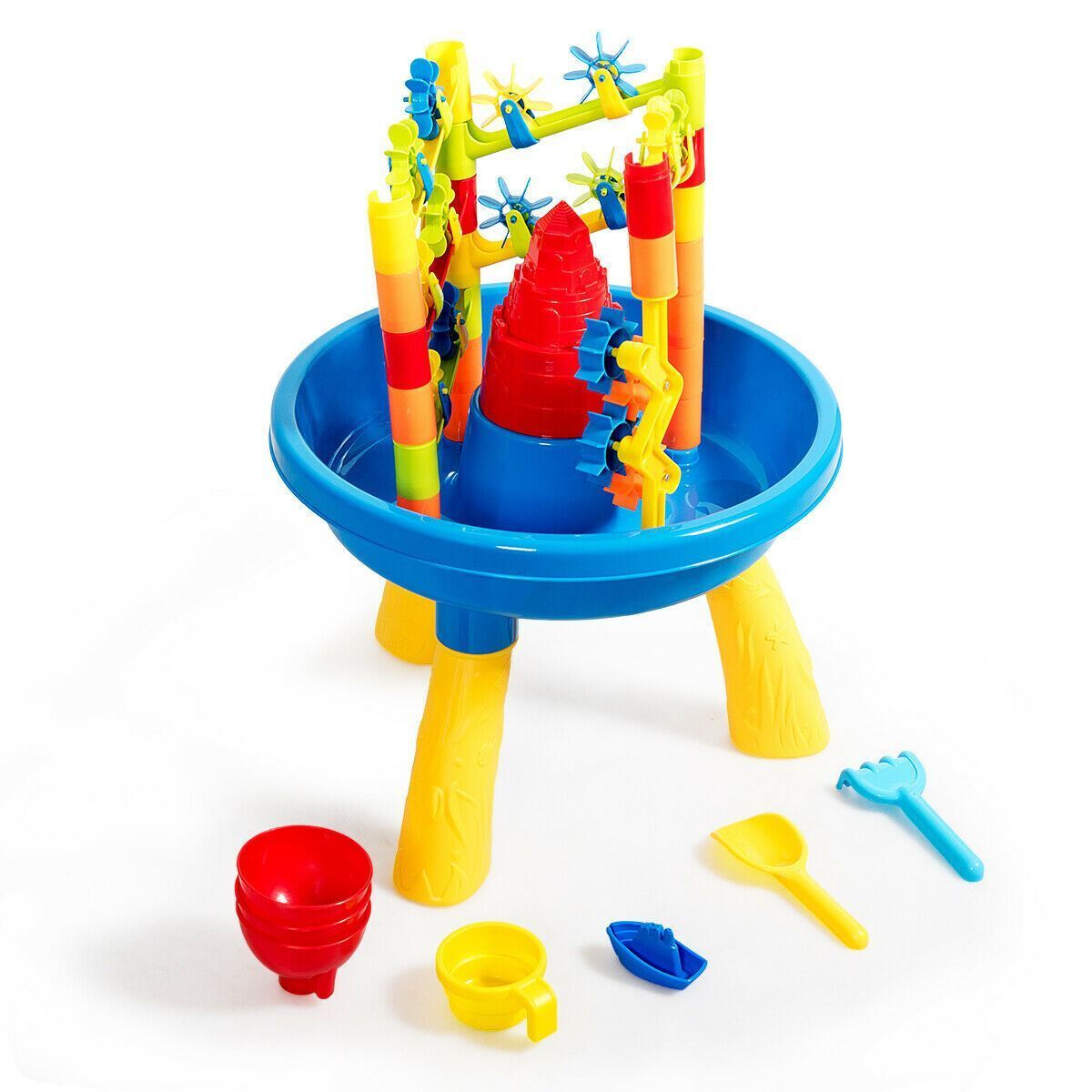 Modern Durable 2-in-1 Sand & Water Table Activity Play Center