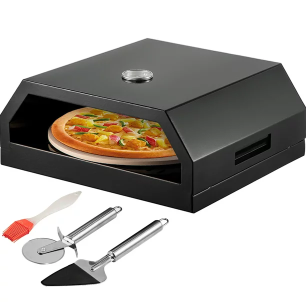 Vevor Outdoor Pizza Oven， Stainless Steel Camp Pizza Oven With Set Of Professional Pizza Baking Tools