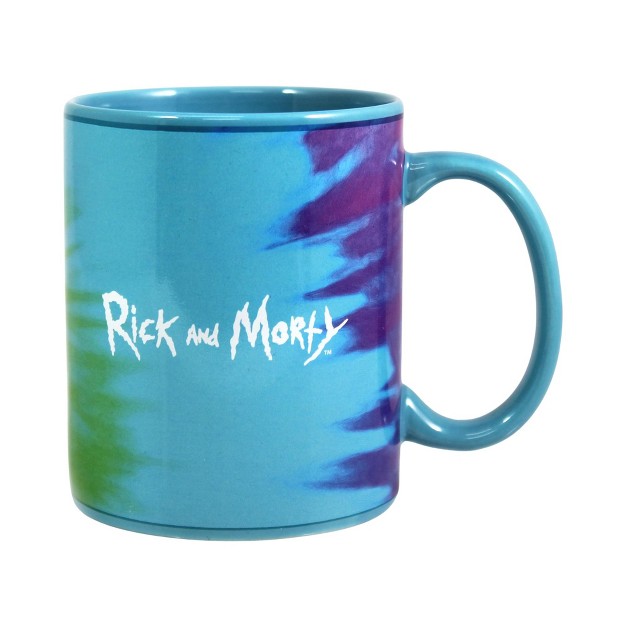 Just Funky Rick And Morty Psychodelic Heat reveal 11 Ounce Ceramic Mug