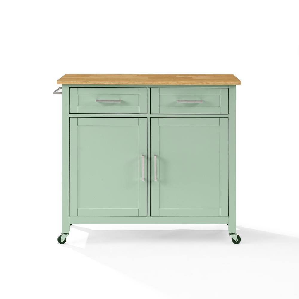 CROSLEY FURNITURE Tristan Mint Kitchen Island CF3034NA-MN