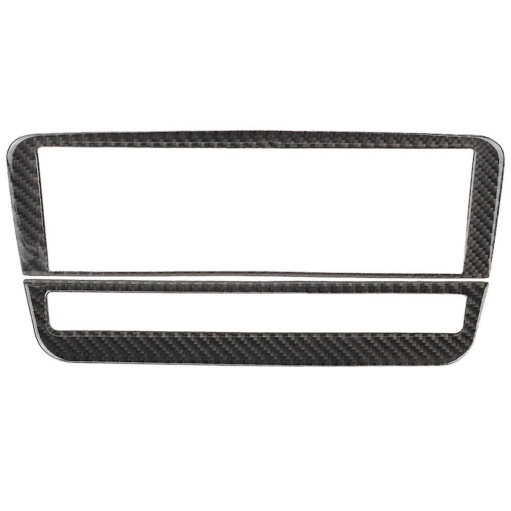 Carbon Fiber Cd Air Conditioning Control Panel Cover Trim For Mercedes-benz A/b/gla/cla(pure)