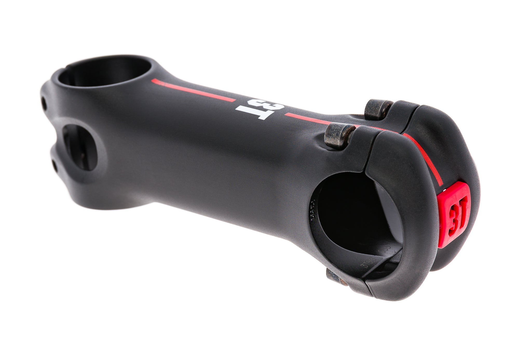 3T Apto Team Aluminum Stem 31.8mm Clamp 100mm 6 Degree Black/Red