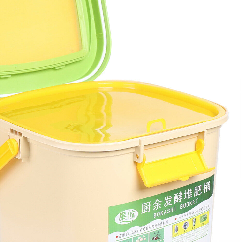 21L Recycle Com-Poster Compost Bin Kitchen Food Waste Bucket 28.5 * 28.5 * 42cm