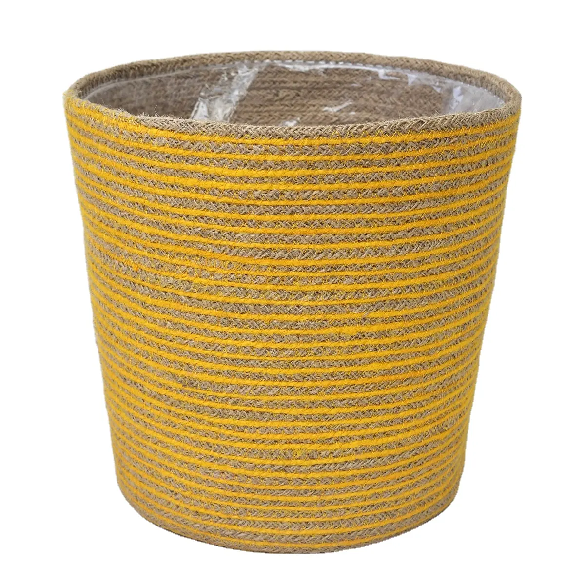 Custom Planters Pots Home Decorative Supply Classic Style High End Round Plant Jute And Seagrass Pots From Bangladesh