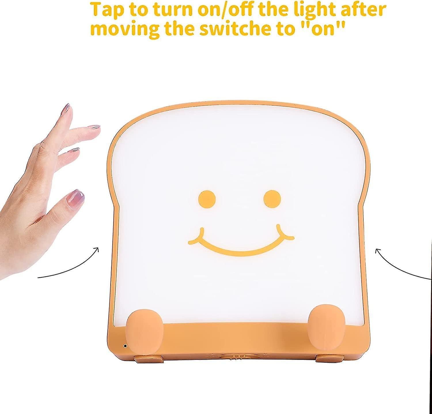 Kid Night Light - Bread Light Cute Lamp Portable Night Light With Timber Usb Rechargeable For Children(playing)