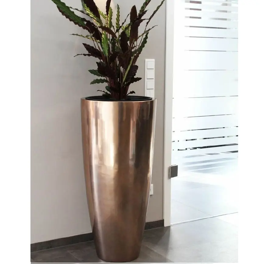 Classic Handmade Design Wedding Party Decorative Pots for Garden Metal Planter Home Indoor Garden Usage Metal Planter