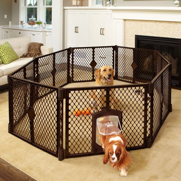 MyPet 8-Panel Petyard Passage Plastic Dog Pen