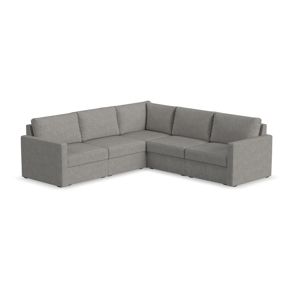 Flex 5 Seat Modular Sectional with Standard Arms by Flexsteel   103\