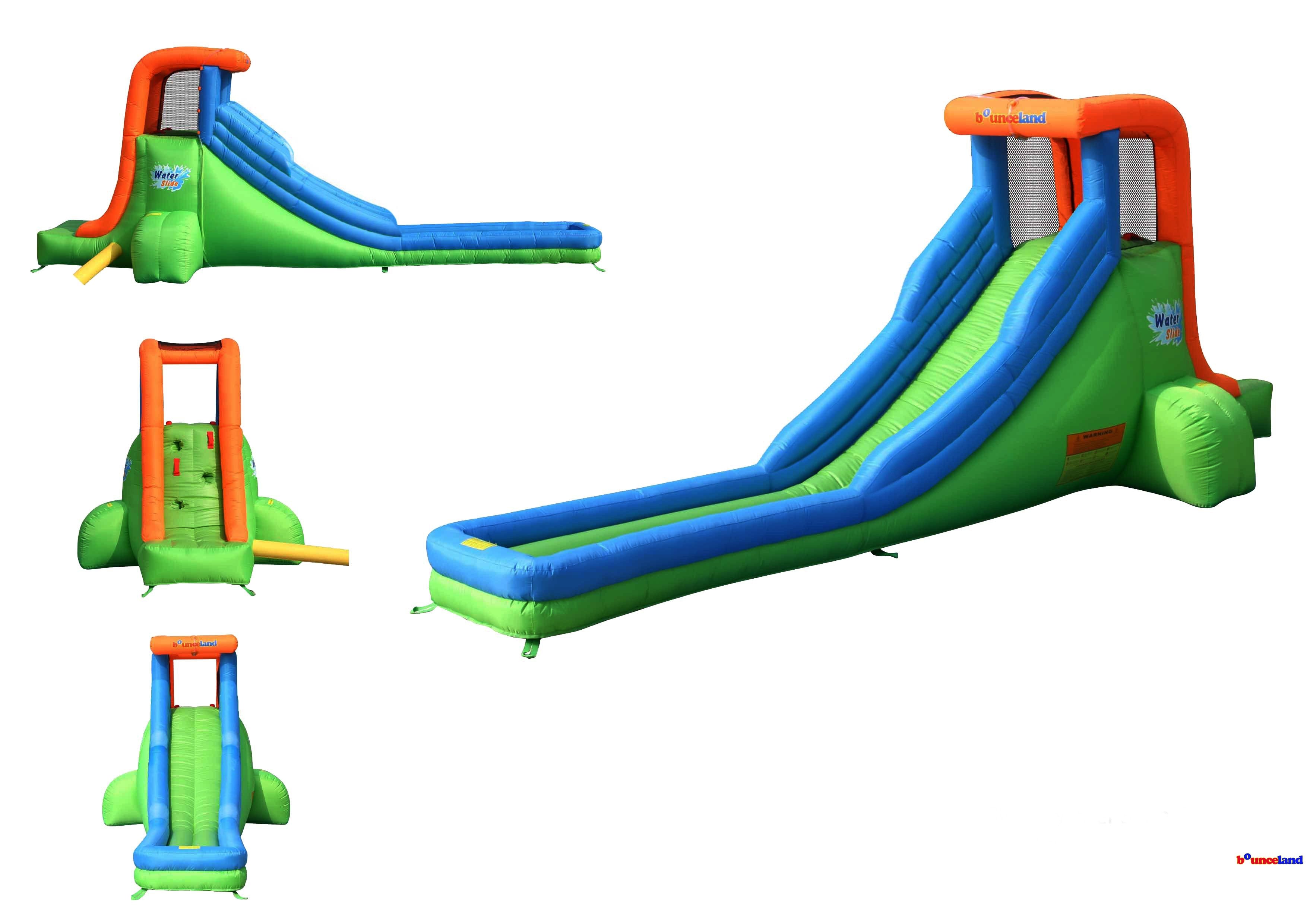 Bounceland Single Water Slide Green