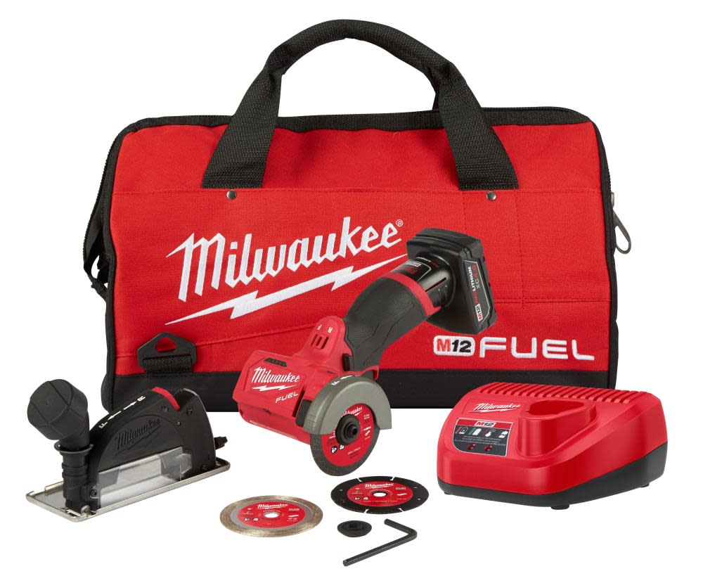 Milwaukee M12 FUEL 3 in. Compact Cut Off Tool Kit 2522-21XC from Milwaukee