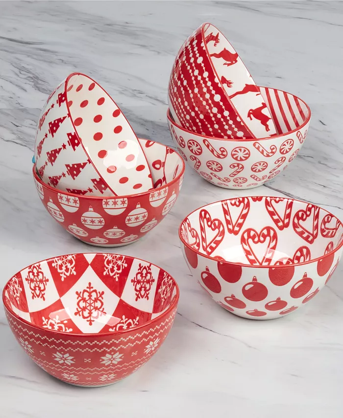 Certified International Certified Peppermint Candy Dinnerware Collection