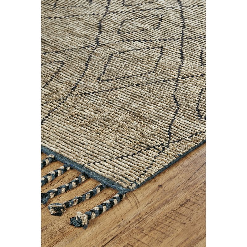 Weave and Wander Vail Crisscross Tassel Rug