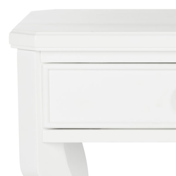 SAFAVIEH Alaia White Side Table - 24