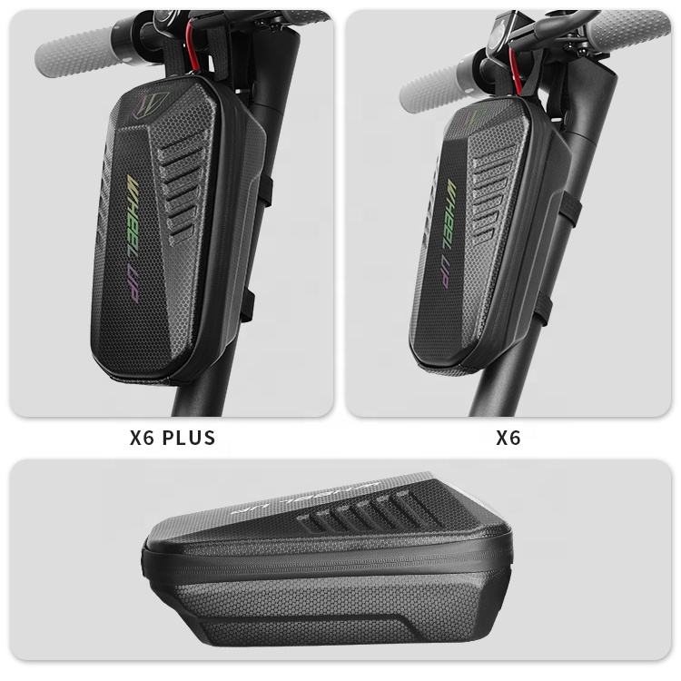 WHEEL UP 2L Waterproof EVA Hard  USB Interface bike front beam bag frame bag bicycle cycling front bag