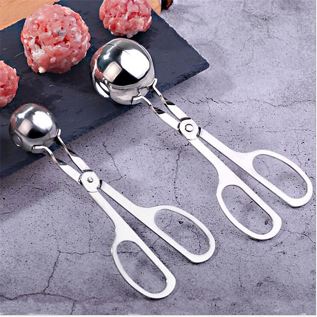 Meatball Maker Clip Spoon Stainless Steel Meatballs Mold Fried Fish DIY Meatballs Making Kitchen Cooking Accessories