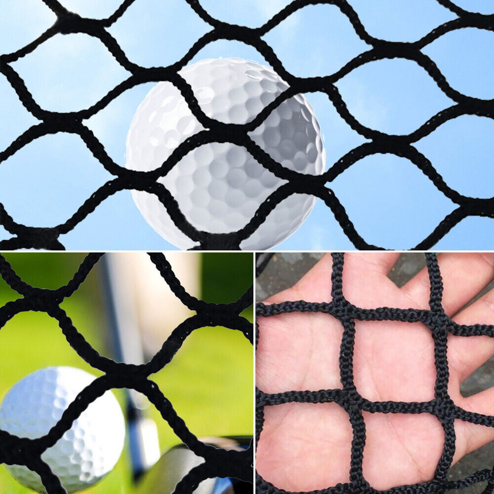 Flkoendmall 10x10FT Net Nylon Golf Net Black Practice Training Aid Driving Impact Screen Net Golf Course School