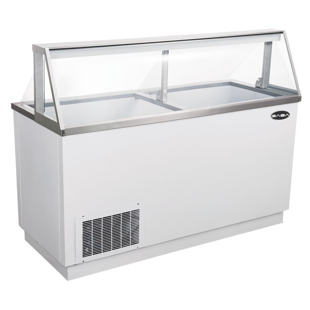 SABA Commercial Chest Freezer Ice Cream Dipping Cabinet