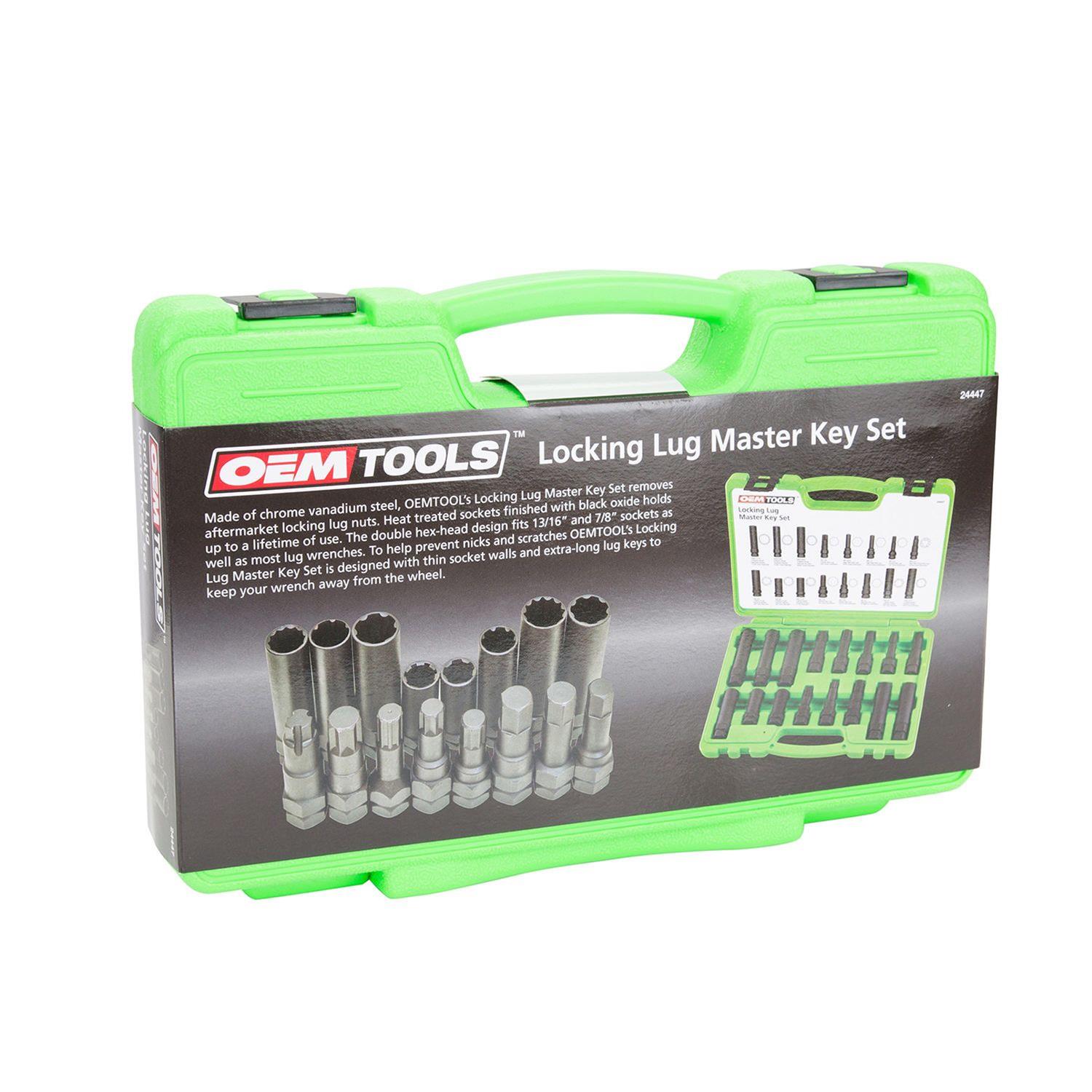 OEMTools 24447 OEM Automotive Tools Locking Lug Master Key Sets