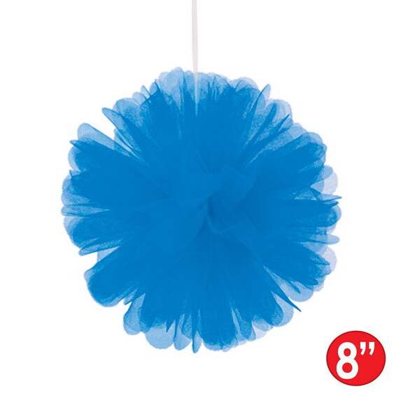 Beistle 54940 B Tulle Balls  blueribbon for hang...