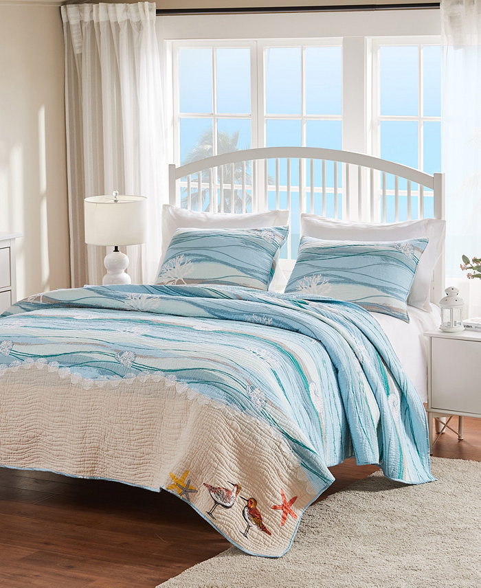 Greenland Home Fashions Maui Coastal Quilt Sets