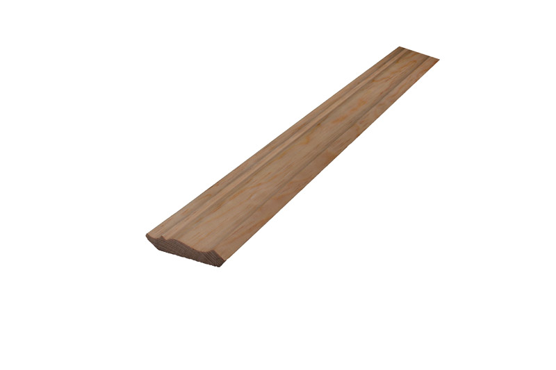 Alexandria Moulding 9/16 in. H X 2-3/4 in. W X 8 ft. L Prefinished Brown Pine Molding