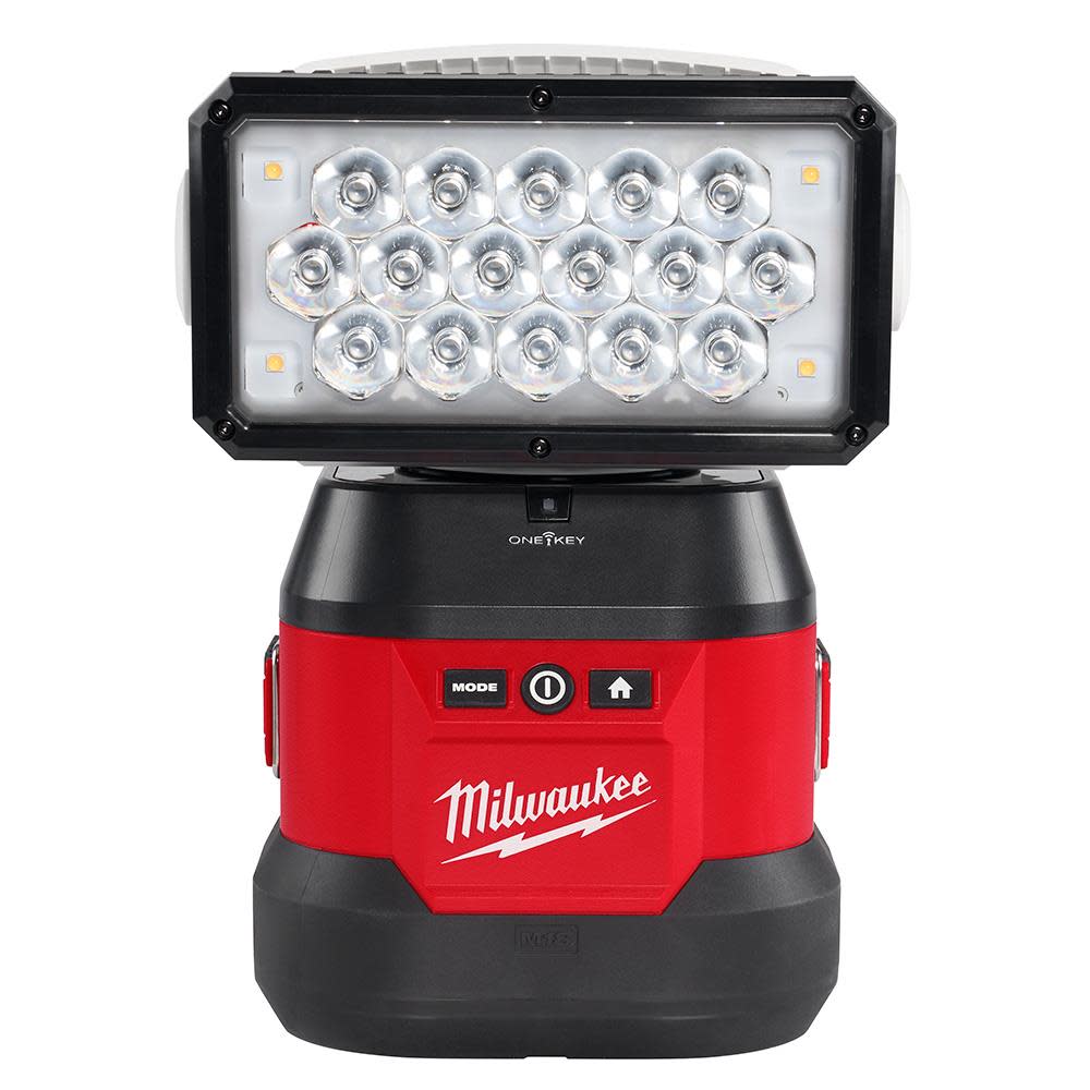 Milwaukee M18? Utility Remote Control Search Light Kit with Portable Base ;