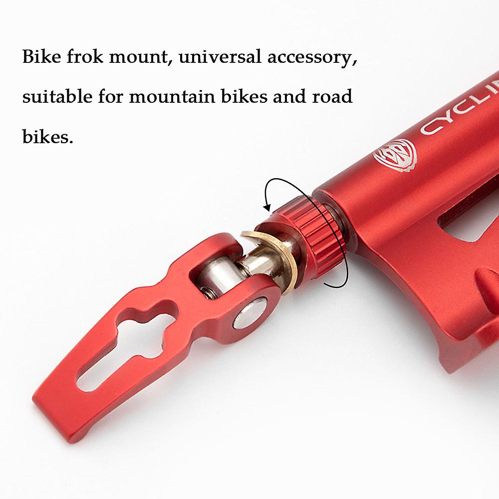 Bike Fork Mount Quick Release Bicycle Block Aluminum Alloy Front Fork Fixed Clamp Rack For Mountain Bike Road Bike No.240531