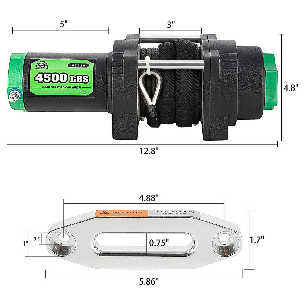 Steel Electric Towing Winch Kit QZ018