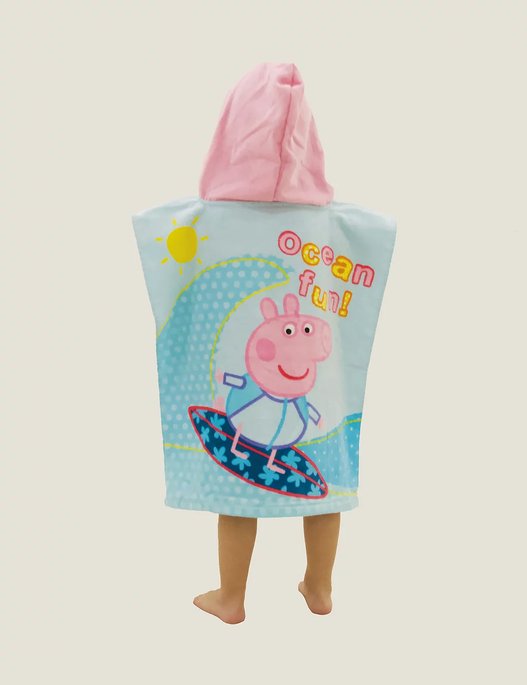 Pure Cotton Peppa Pig™ Kids' Hooded Towel