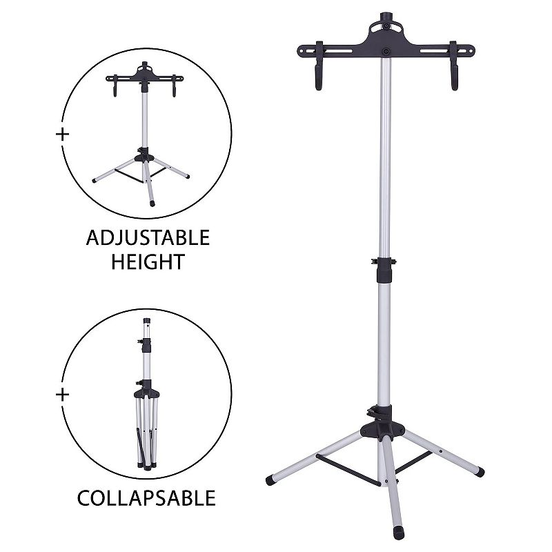 RaxGo Freestanding and Foldable Design， Adjustable Bike Storage Rack