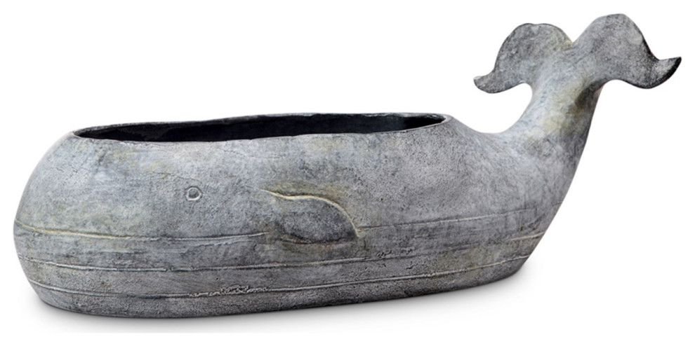 Whale Planter   Beach Style   Outdoor Pots And Planters   by SPI  Houzz