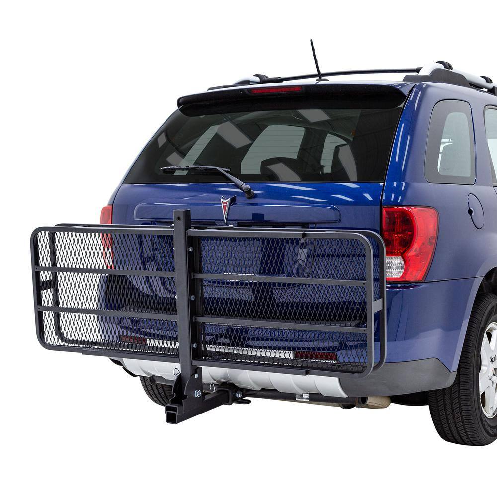 Apex 2-Bike Steel Basket Cargo Carrier with Rack BCCB-1169-2