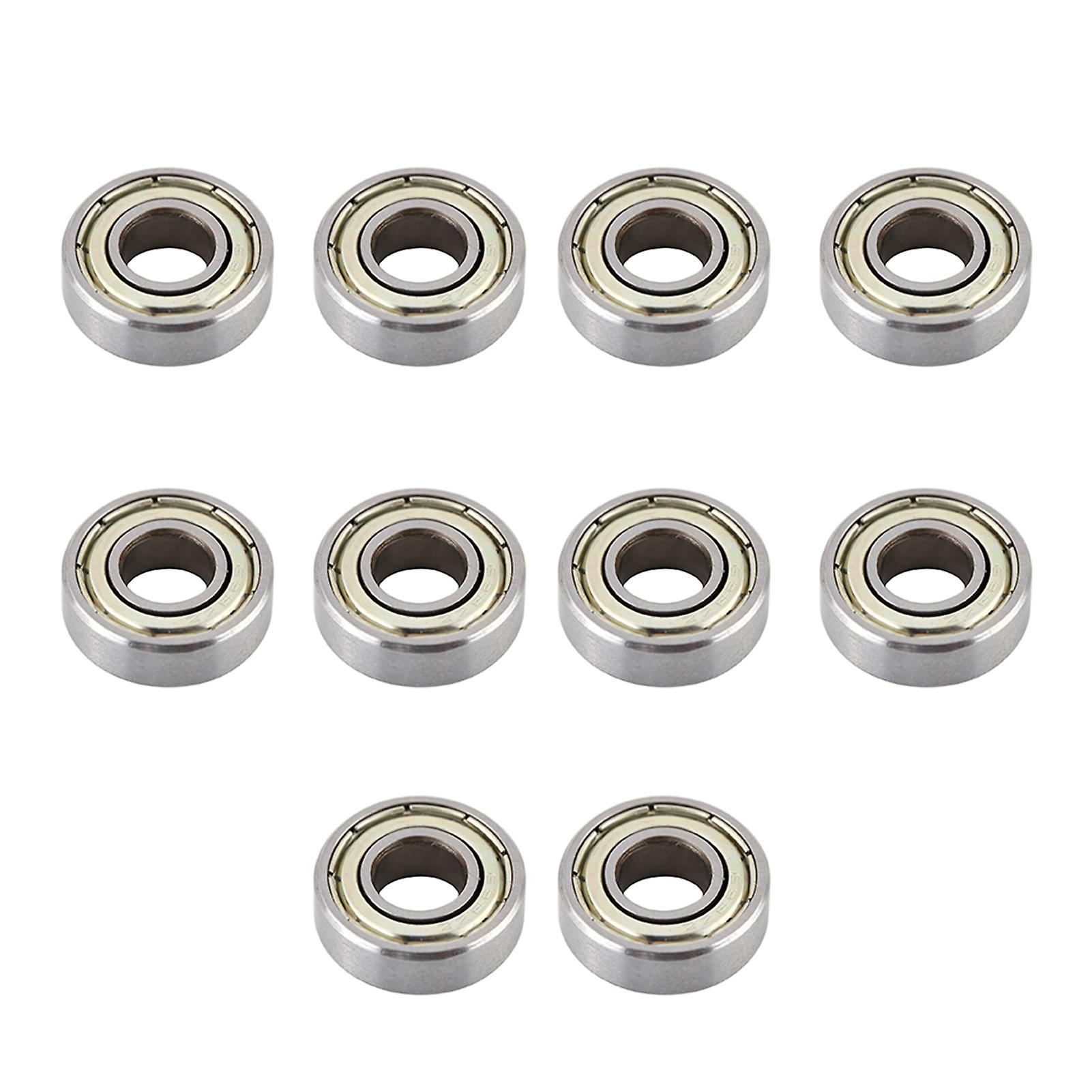 10 Pcs Heat Resistant Durable Multi Use Bearing Steel Miniature 698zz Ball Bearings(8x19x6mm)