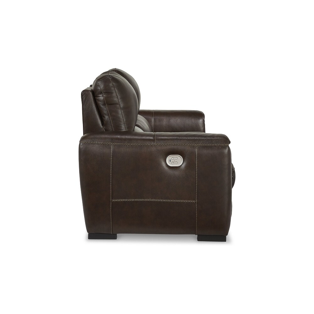 Signature Design by Ashley Alessandro Power Reclining Sofa with Adjustable Headrest   95\