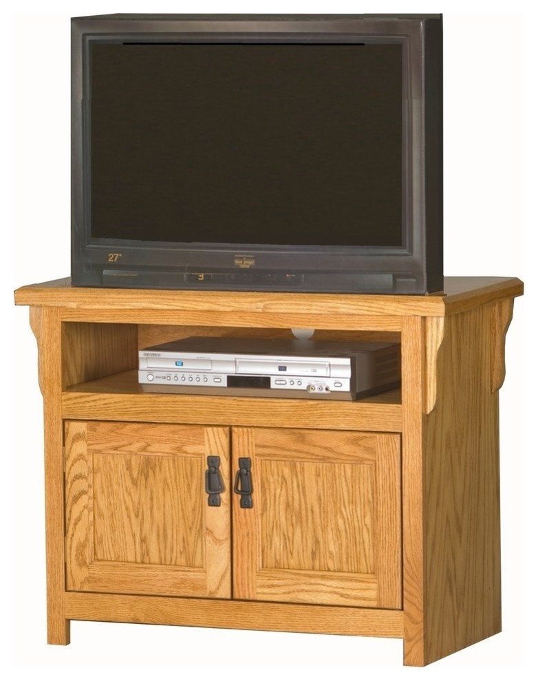 Eagle Furniture 34 quotMission Entertainment Console   Transitional   Entertainment Centers And Tv Stands   by Eagle Furniture  Houzz