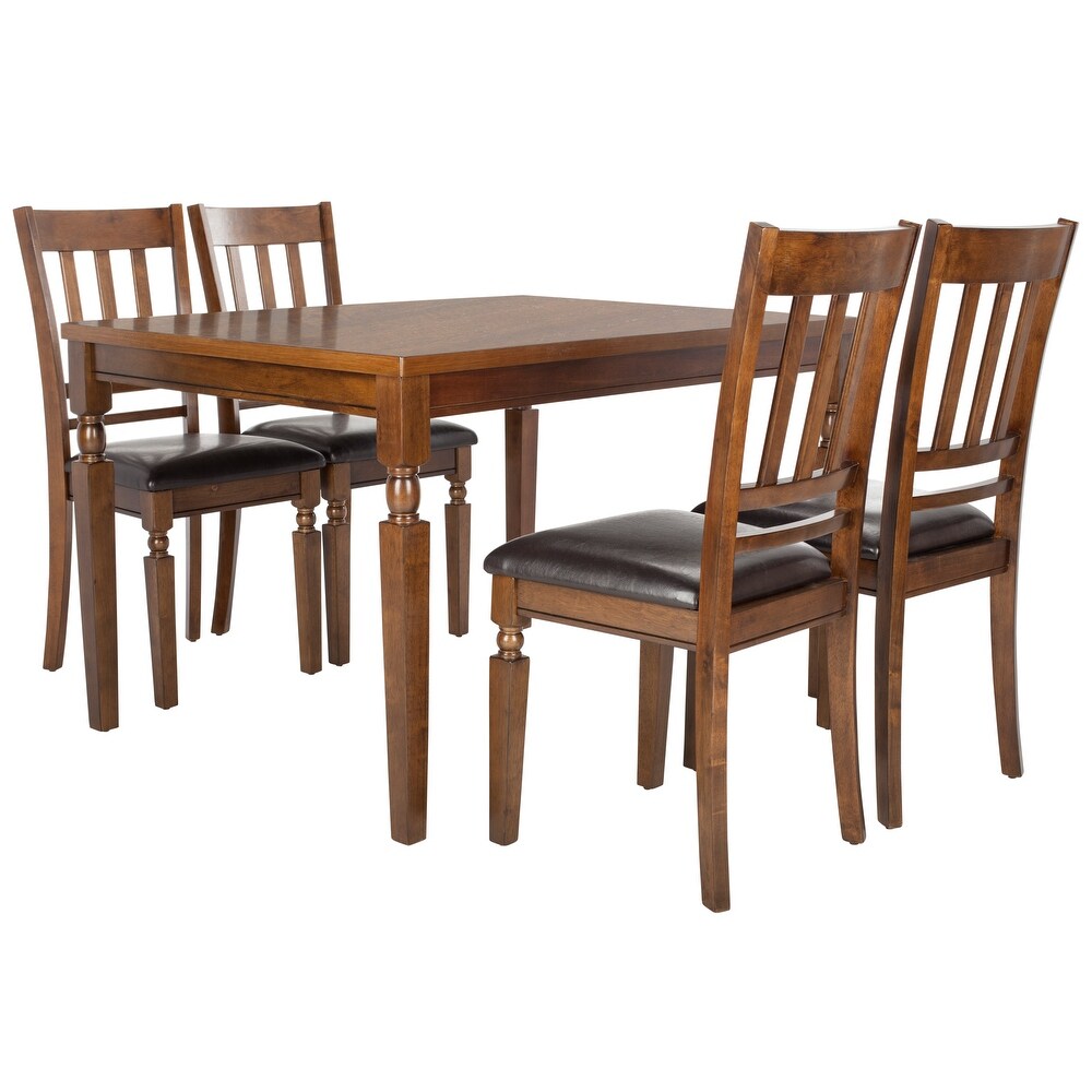 SAFAVIEH Kodiak Light Oak 5 piece Dining Set