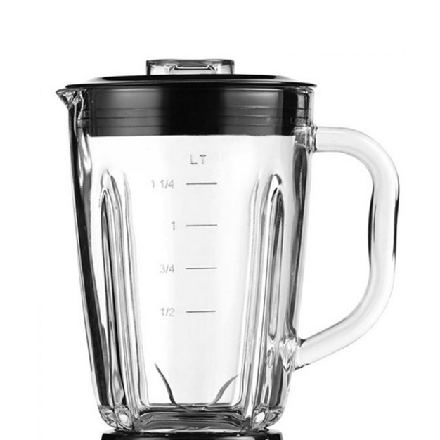 Brentwood 12 Speed Blender Glass Jar In Black