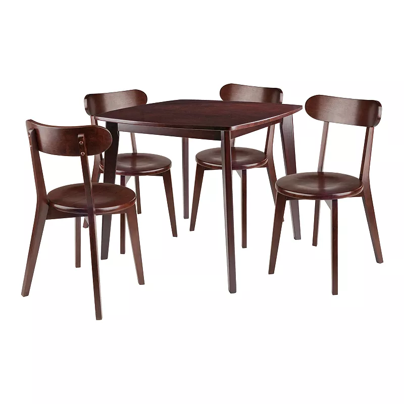 Winsome Pauline 5-Piece Table and Chairs Set