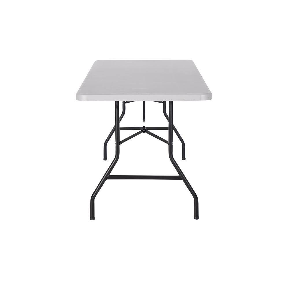 PEAKFORM 6 ft. Gray Plastic Top Folding Table 80919