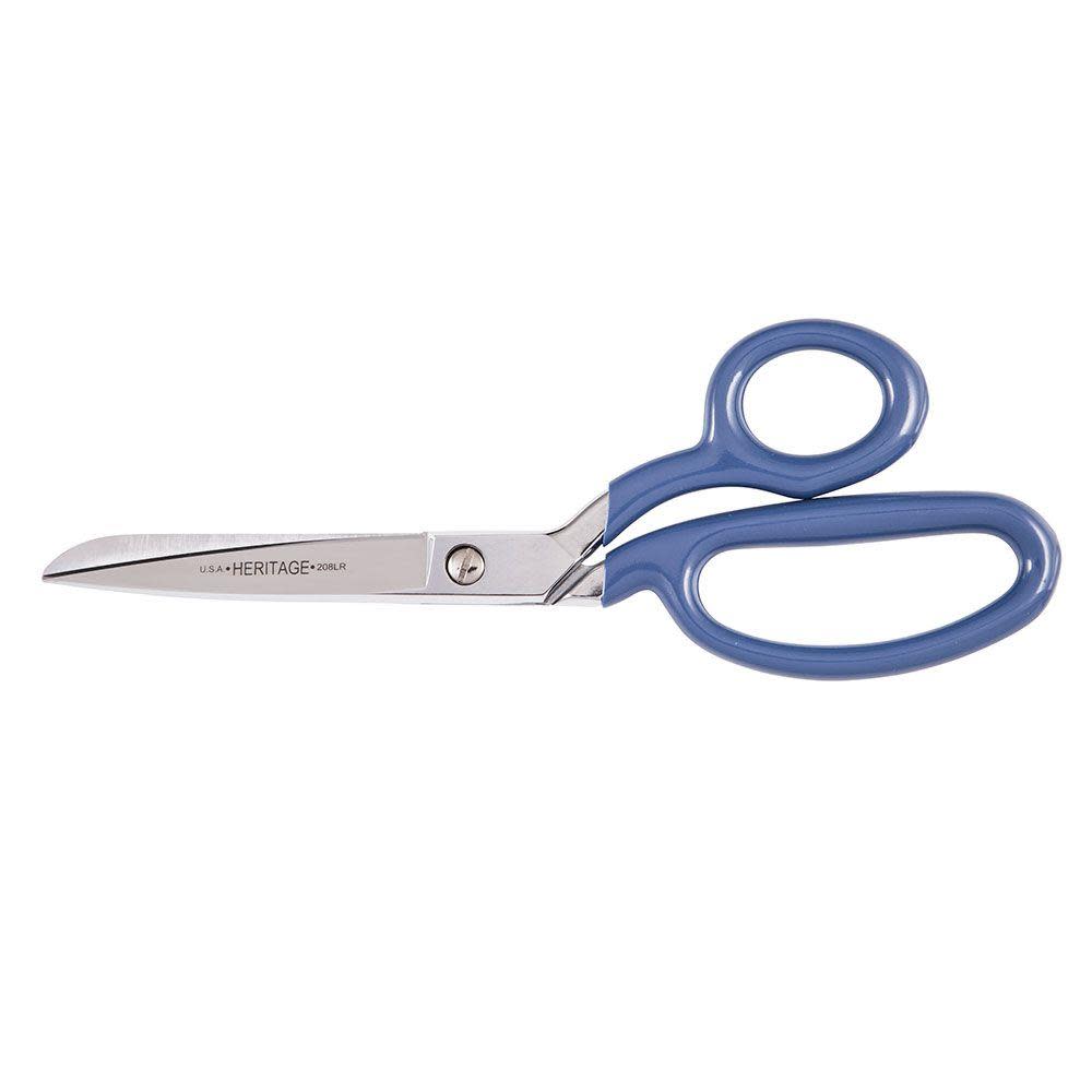 Heritage 8 Bent Trimmer with Large Ring Blue Coating