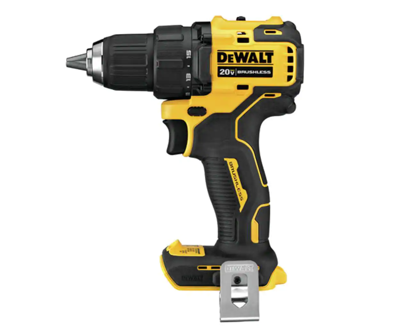 DEWALT DCK489D2 ATOMIC 20-Volt MAX Cordless Brushless Combo Kit (4-Tool)， (2) 2.0 Ah Batteries， Charger and Bag