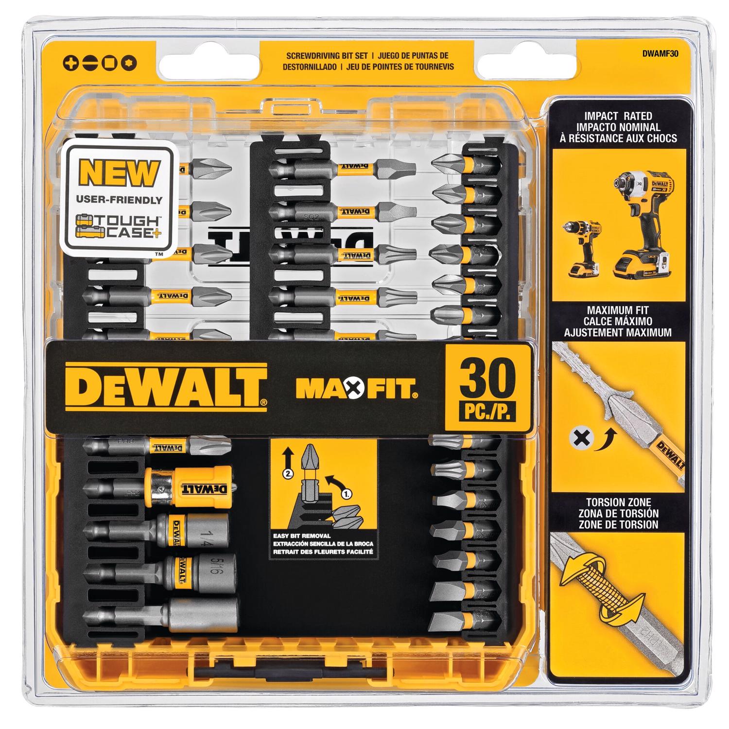 DW Maxfit Screwdriver Bit Set 30 pc