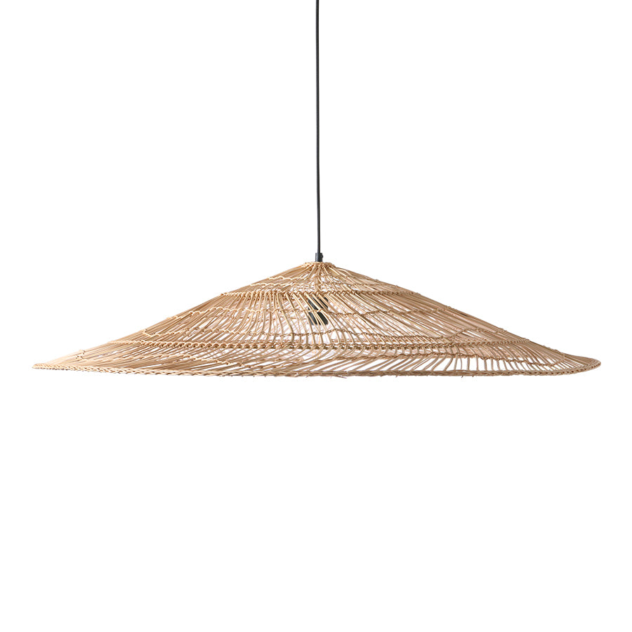 Wicker hanging lamp - triangle xl