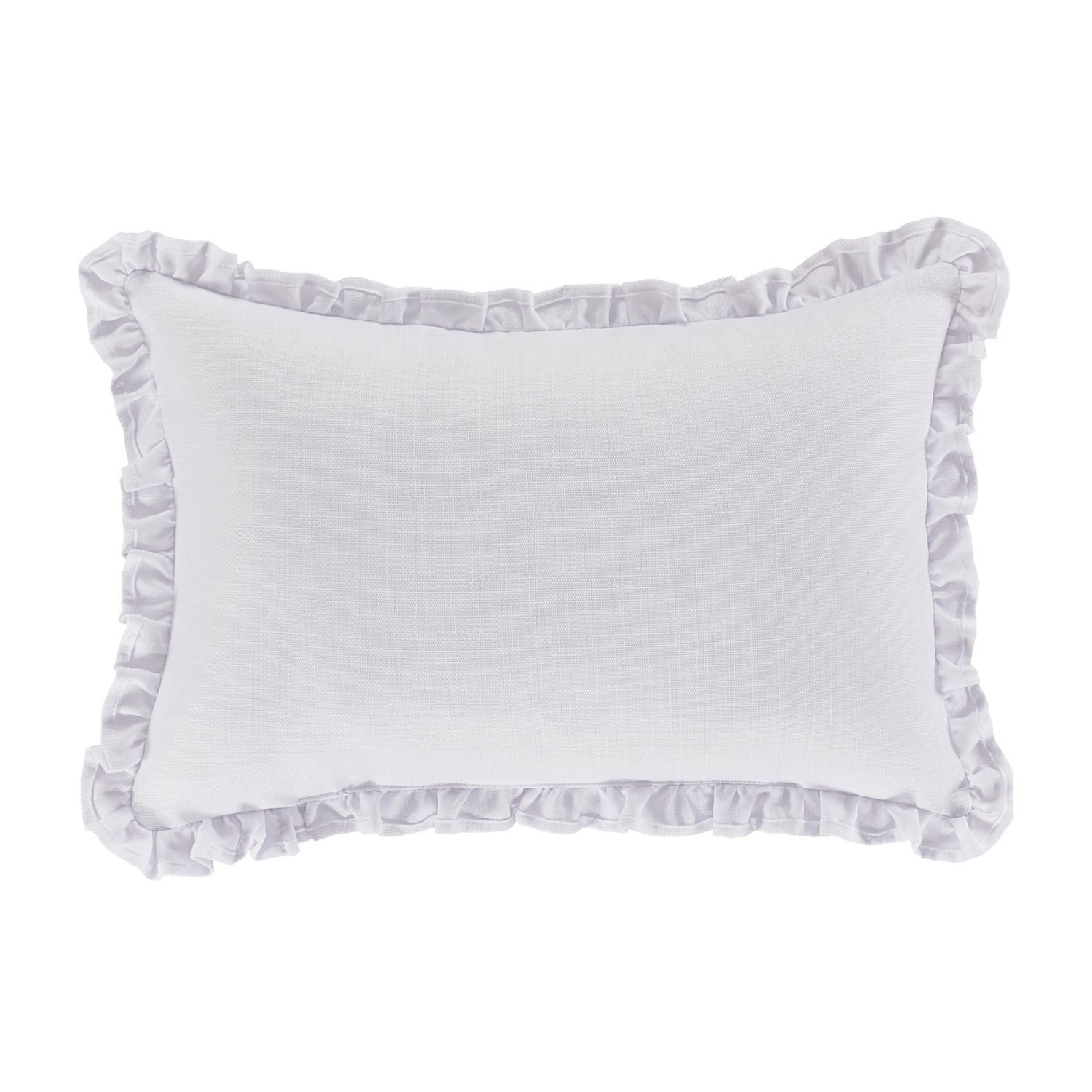 Royal Court Estelle White Boudoir Decorative Throw Pillow